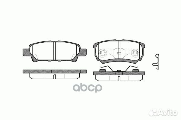 1051 02 1062 002-SXD6124 MN116929 колодки