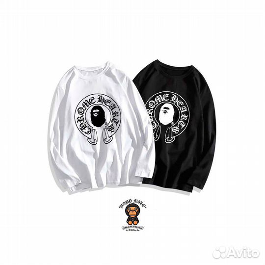 Chrome Hearts x Bape Лонгслив