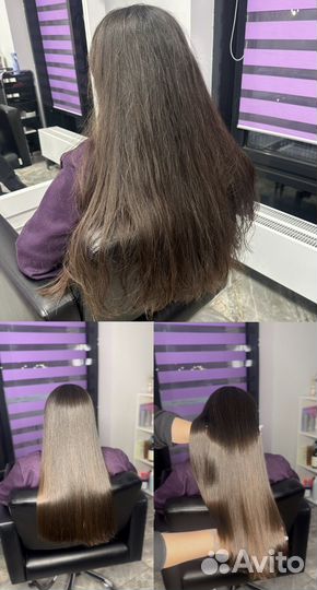 Кератиновое выпрямление, ботокс. Модель