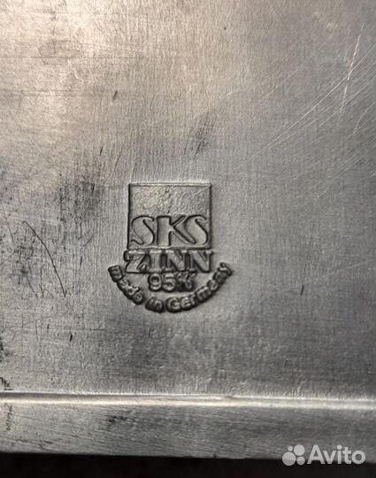 Фляжка (Германия) из пищевого олова