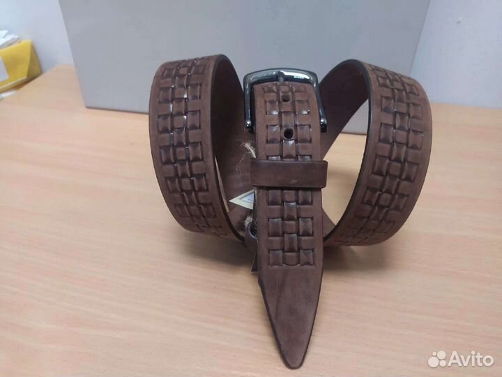 Мужской ремень из натуральной кожи. Новый