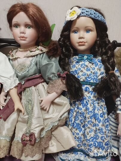 Фарфоровые куклы 10 штук