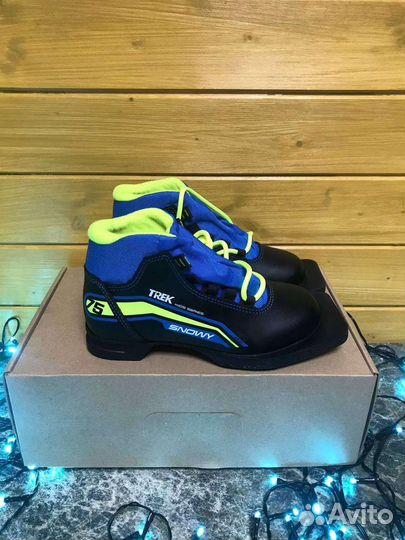 Ботинки лыжные 75 trek snowy 1 новые