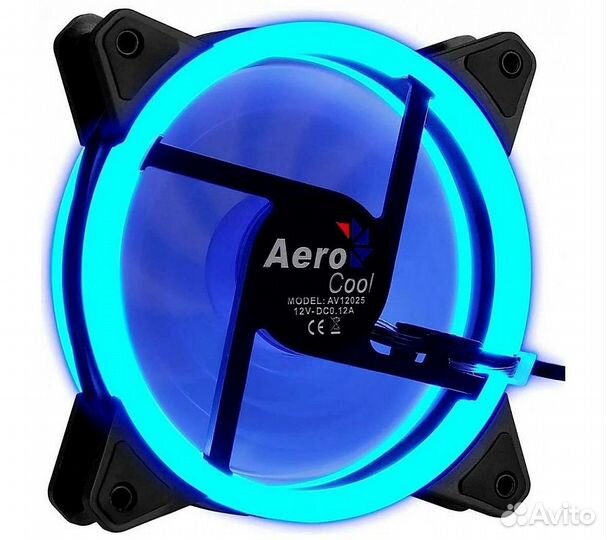 Вентилятор для корпуса Aerocool Rev Blue 120mm