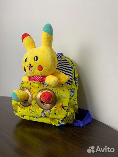 Рюкзак с игрушкой Пикачу, Единорог
