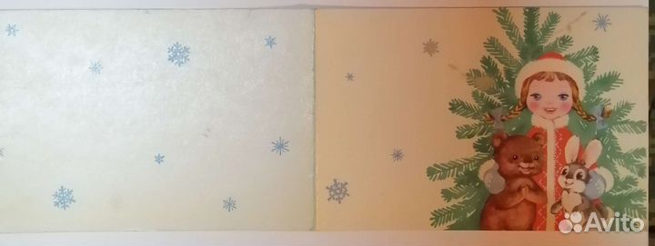 Новогодние открытки СССР