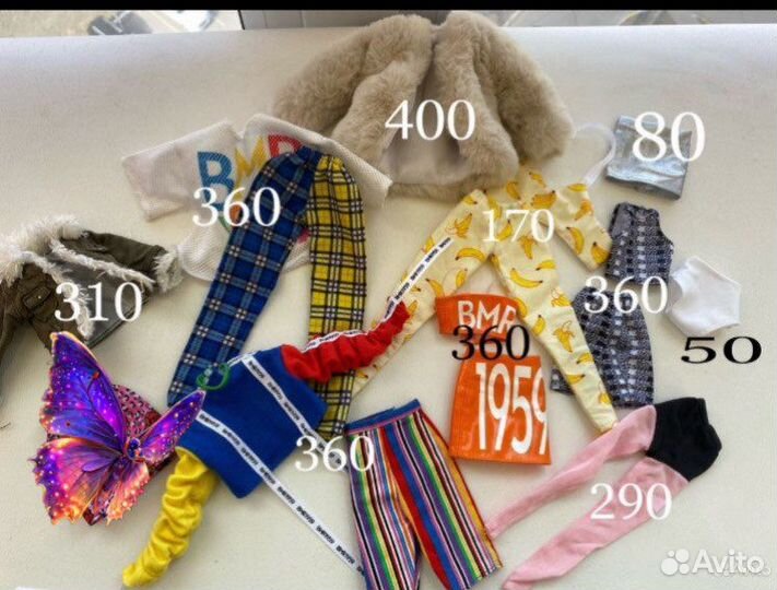 Одежда, обувь, голова для барби