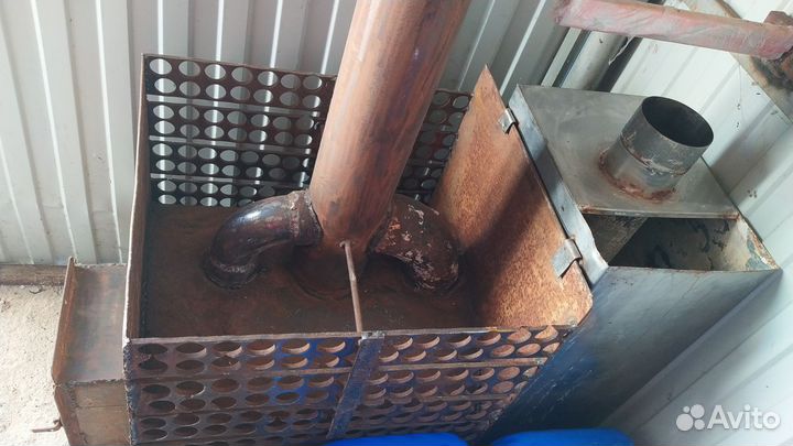 Печь для бани с баком