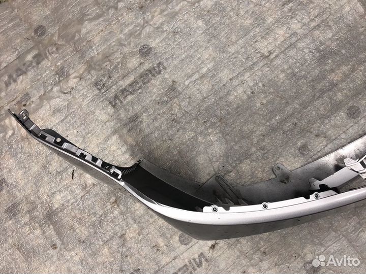 Передний бампер Серебро RHM Kia Rio 2017-2020