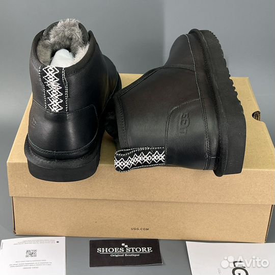 Женская Ugg Neumel Flex Leather Black