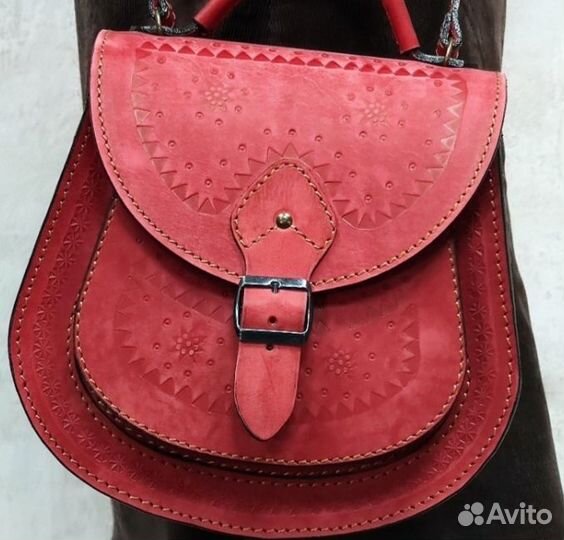 Сумка женская натуральная кожа бу