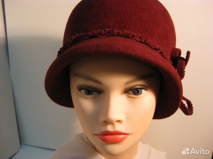 Шапка женская чешский велюр