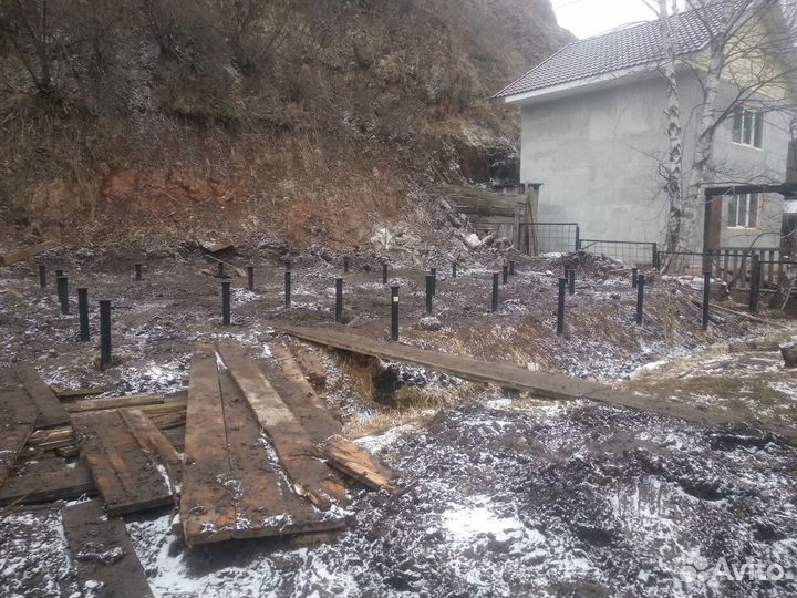 Винтовые сваи под ключ