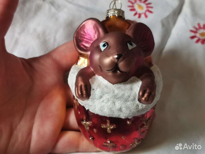 Ёлочные игрушки Стекло дерево