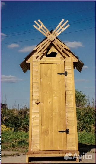Дачный туалет деревянный GXJ