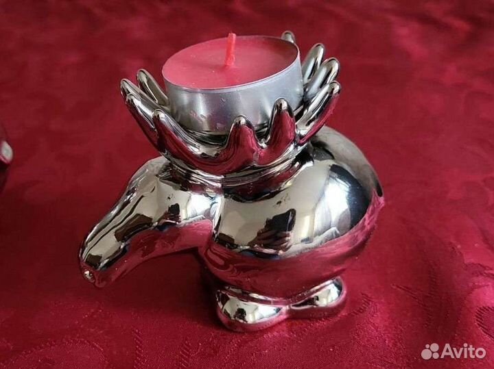 Подсвечники -солонки фарфор