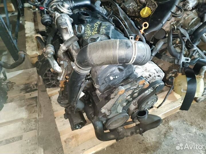 Двигатель в сборе AUY Volkswagen Sharan рест