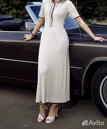 Платье трикотажное
