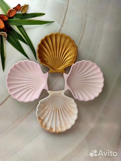 Декоративный поднос из гипса