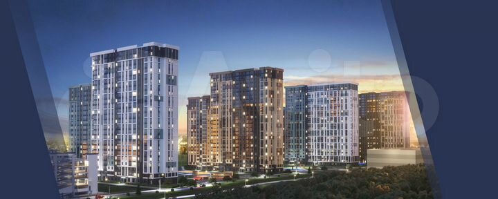 2-к. квартира, 51 м², 9/25 эт.