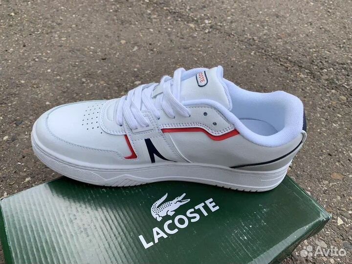 Кеды белые мужские Lacoste Лакост