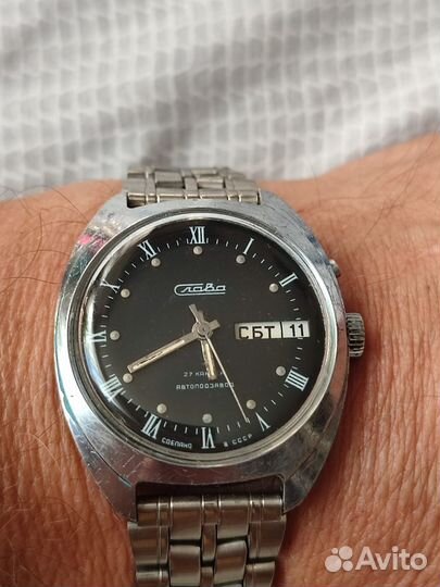 Часы Слава с автоподзаводом СССР