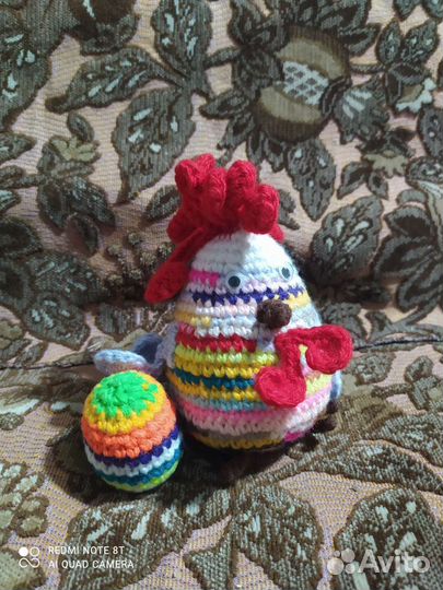 Пасхальные игрушки. Кукла ручной работы