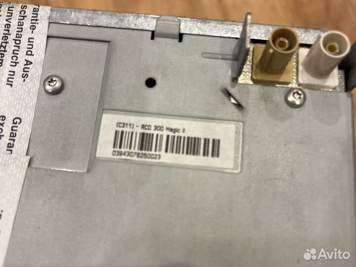 Магнитола rcd300 Volkswagen passat b6