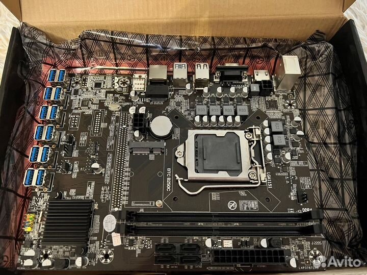 Материнская плата BTC b250c