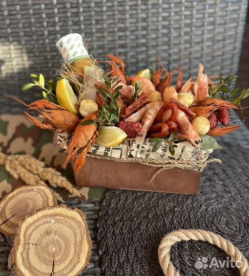 Мужские букеты съедобные