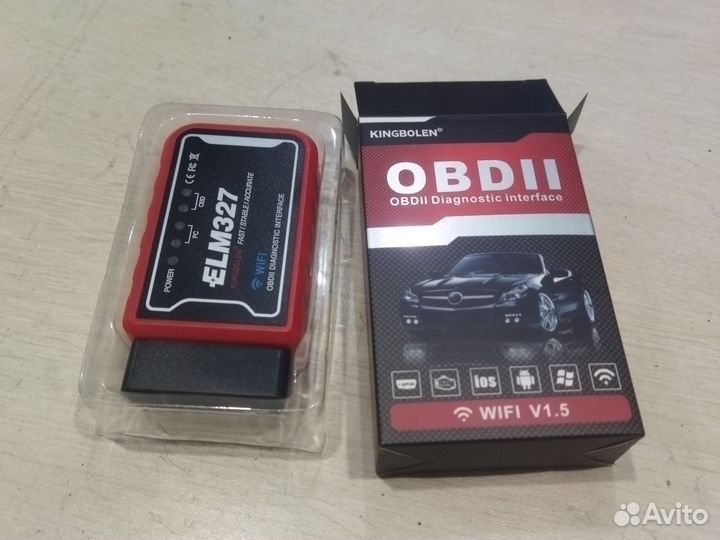 Elm327 obd2 сканер WiFi, Bluetooth 1.5