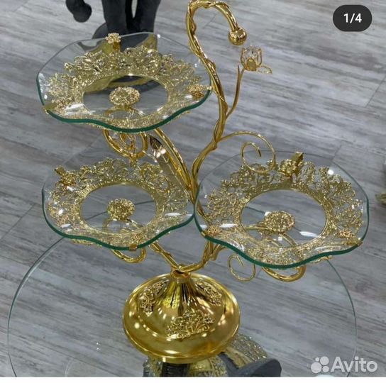 Ваза горка этажерка фруктовница конфетница