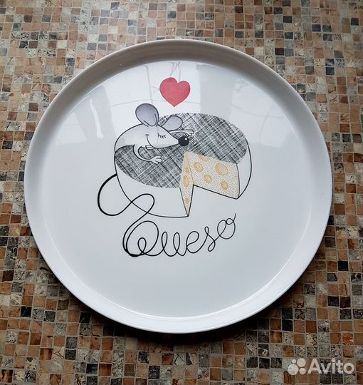 Блюдо для пиццы, торта, сырная тарелка. Франция