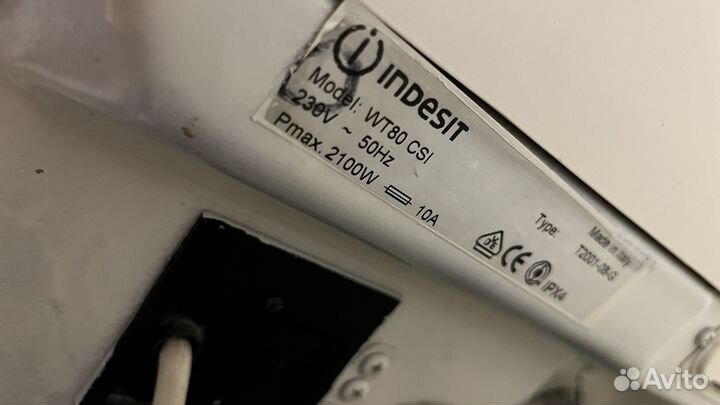 Стиральная машина Indesit WT80 CSI