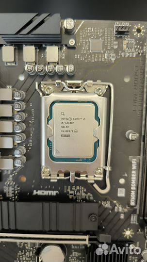 Комплект(связка) Intel i5 12400F и B760M Wi-Fi