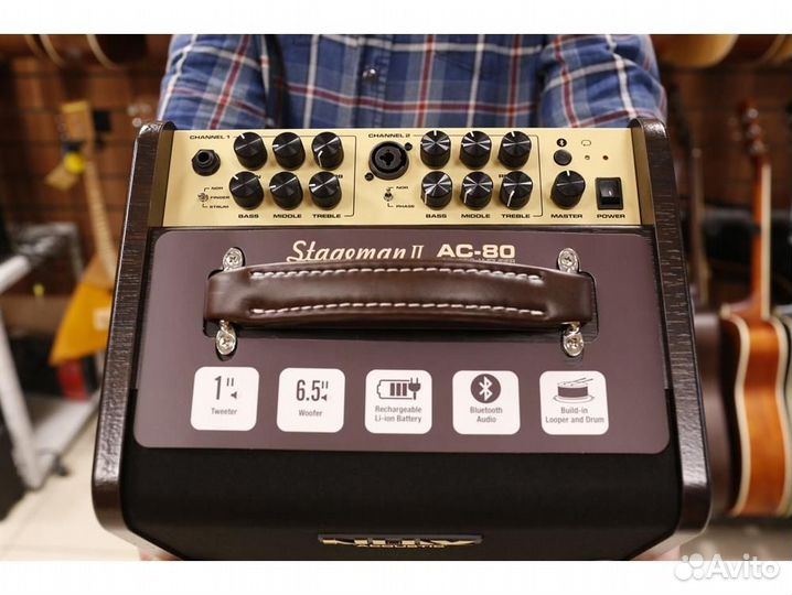Nux Cherub AC-80 Stageman II Комбоусилитель для ак