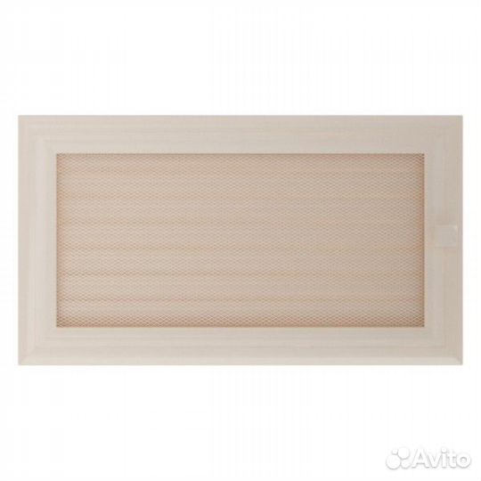 Вент решетка Kratki Оскар Бежевая с жалюзи 17 х 17