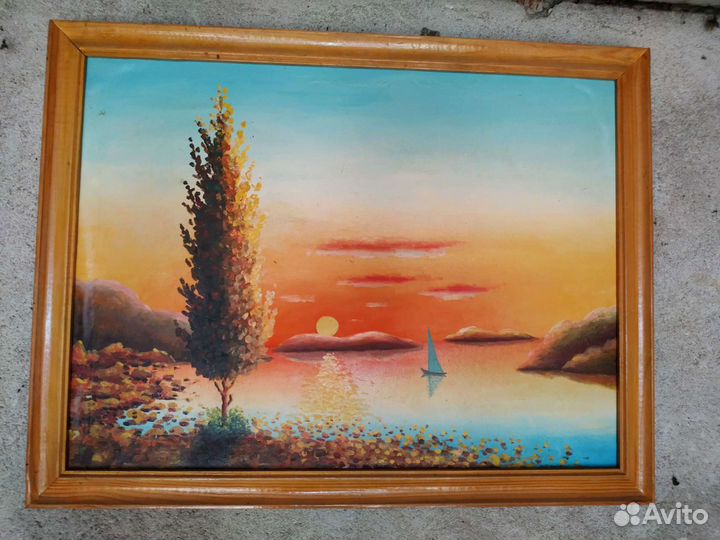 Картины в резных рамах (как новые)