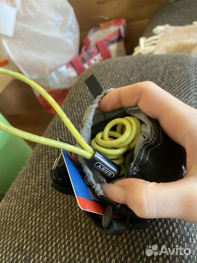 Замок на тормозной диск мотоцикла abus granit 68