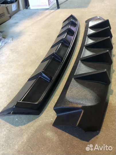 Диффузор на задний бампер priora