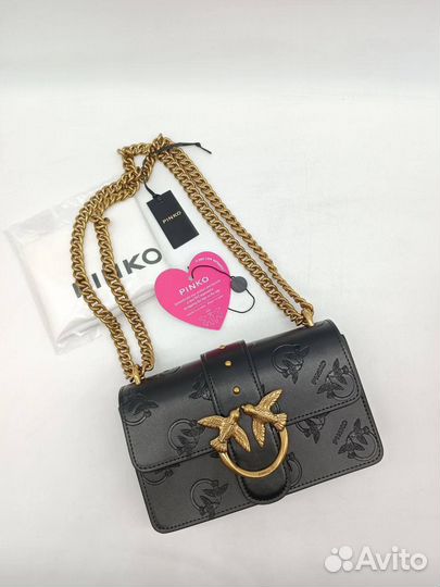 Сумка pinko натуральная кожа