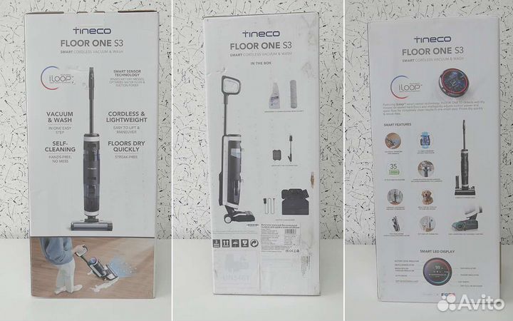 Беспроводной моющий пылесос Tineco Floor One S3