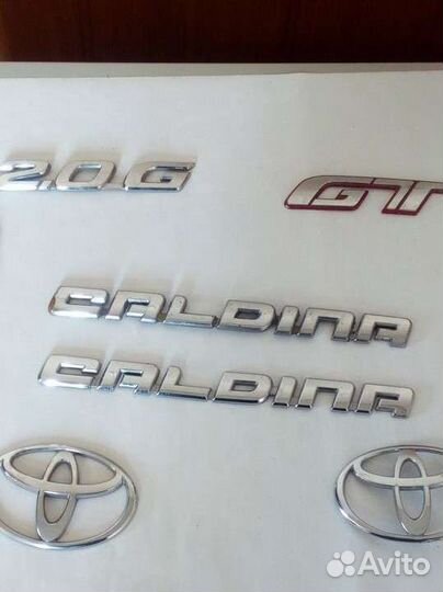 Эмблема GT Toyota Caldina ST215 3SFE, 3sgte