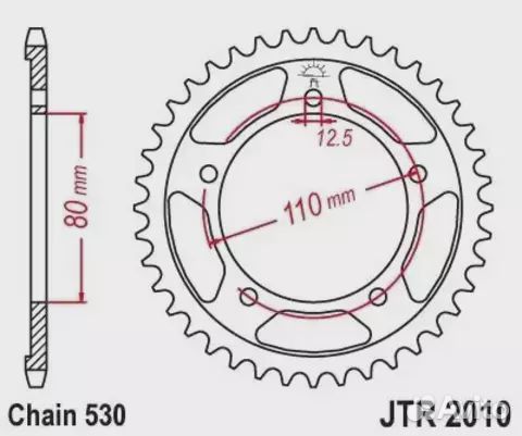 Звезда ведомая JTR2010 42