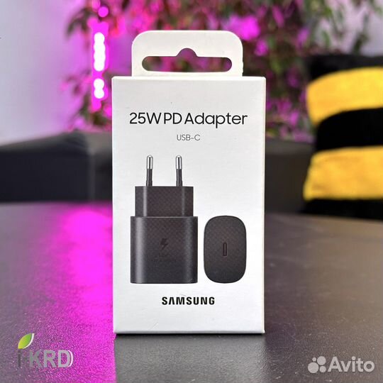 Зарядка USB-C Samsung 25W (Новый, оригинал)