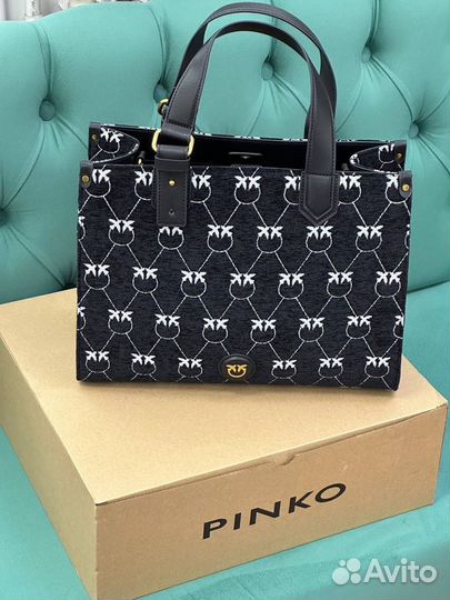 Сумка жаккард и кожа люкс pinko