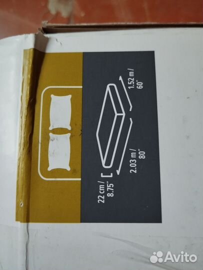 Надувной матрас intex