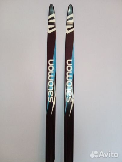 Юниорские бег. лыжи Salomon S-race JUN Skate+крепы