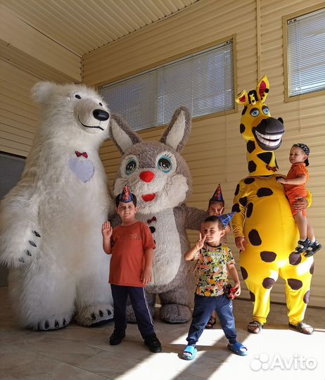 Детская анимация и белый мишка