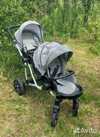 Коляска для двойни 3 в 1